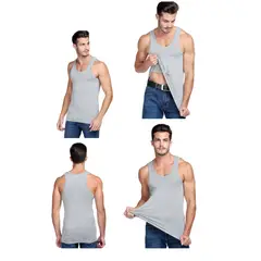 GARSIL - Polera Musculosa Para Hombre - Camiseta Sin Magas - 100 Algodon