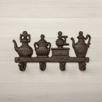 Perchero De Pared 4 Ganchos