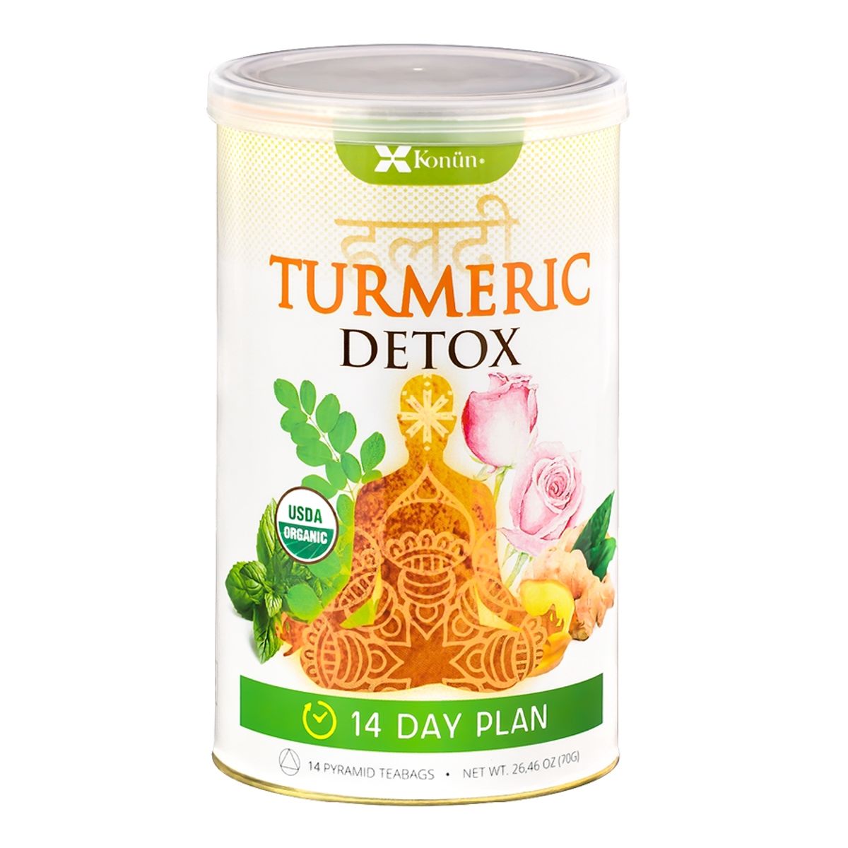 GENERICO - Infusión Turmeric Detox de la India - Plan 14 días