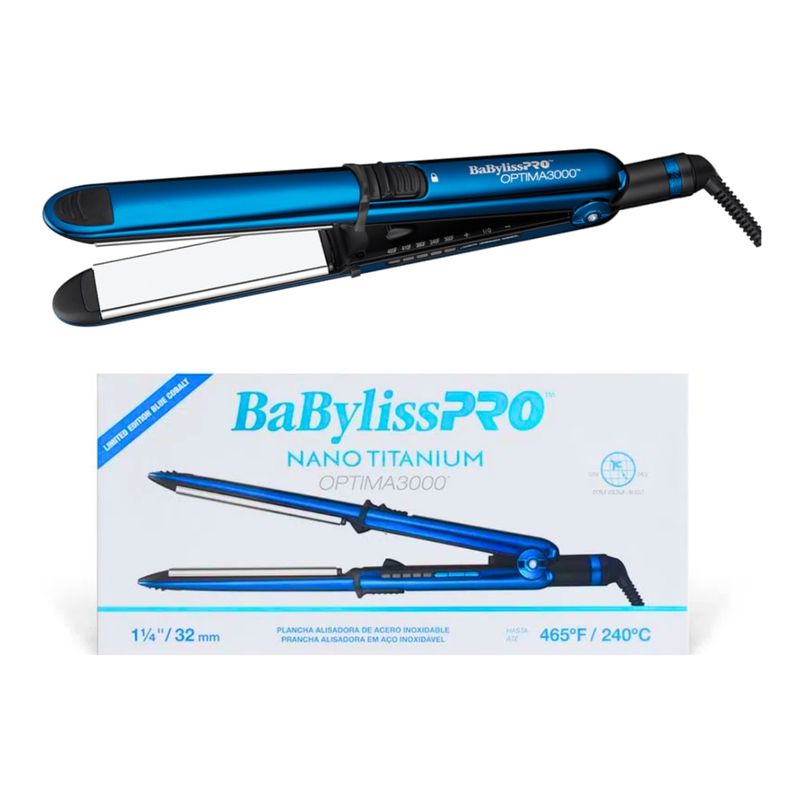 BABYLISS PRO - Plancha Alisadora Optima 3000 BBC3000TUZ de 32mm Doble Voltaje