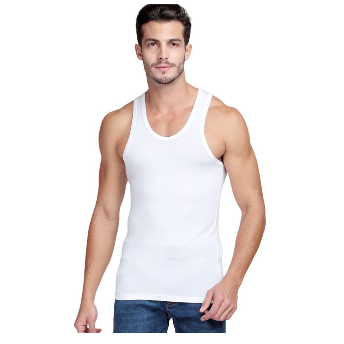GARSIL - X3 Polera Musculosa Para Hombre - Camiseta Sin Magas - 100 Algodon