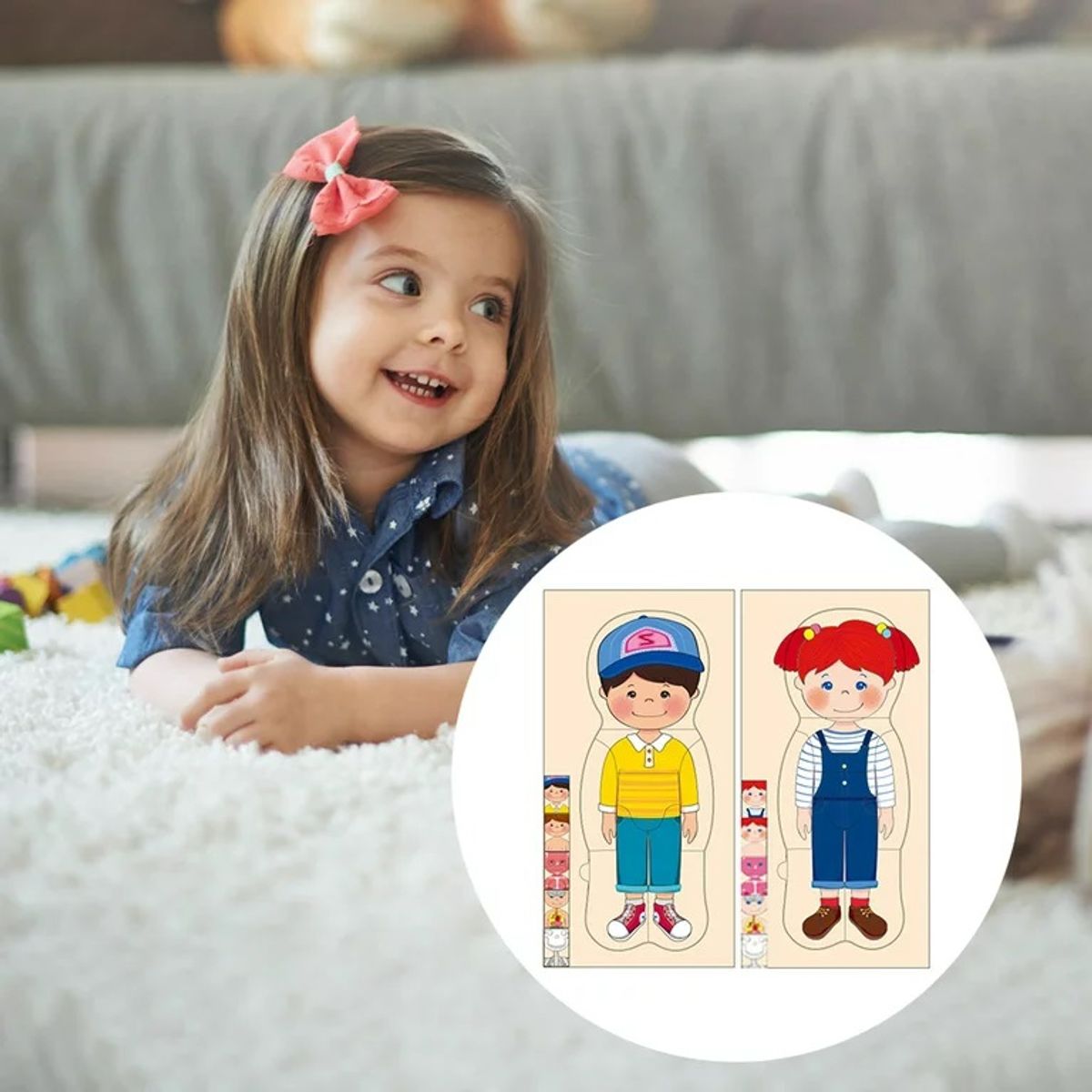 GENERICO - Rompecabezas Puzzles De Cuerpo Humano De Madera 5 En 1 Niño