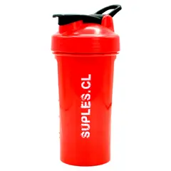 SUPLES - Shaker 500ml Rojo con Letras Blanco