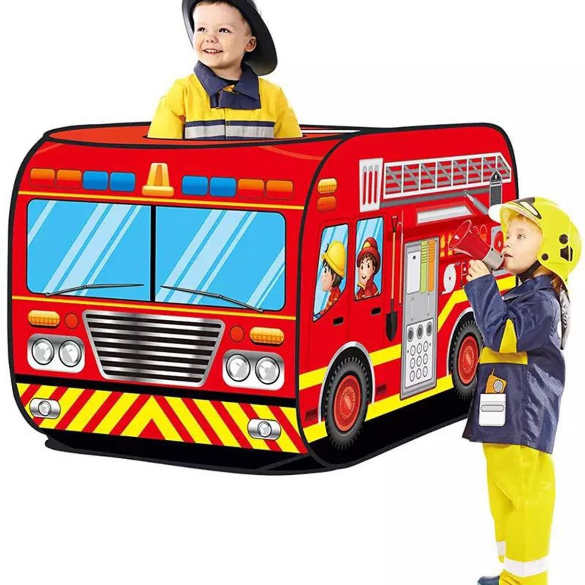 GENERICO - Carpa Infantil Plegable Niños Diseño Bombero