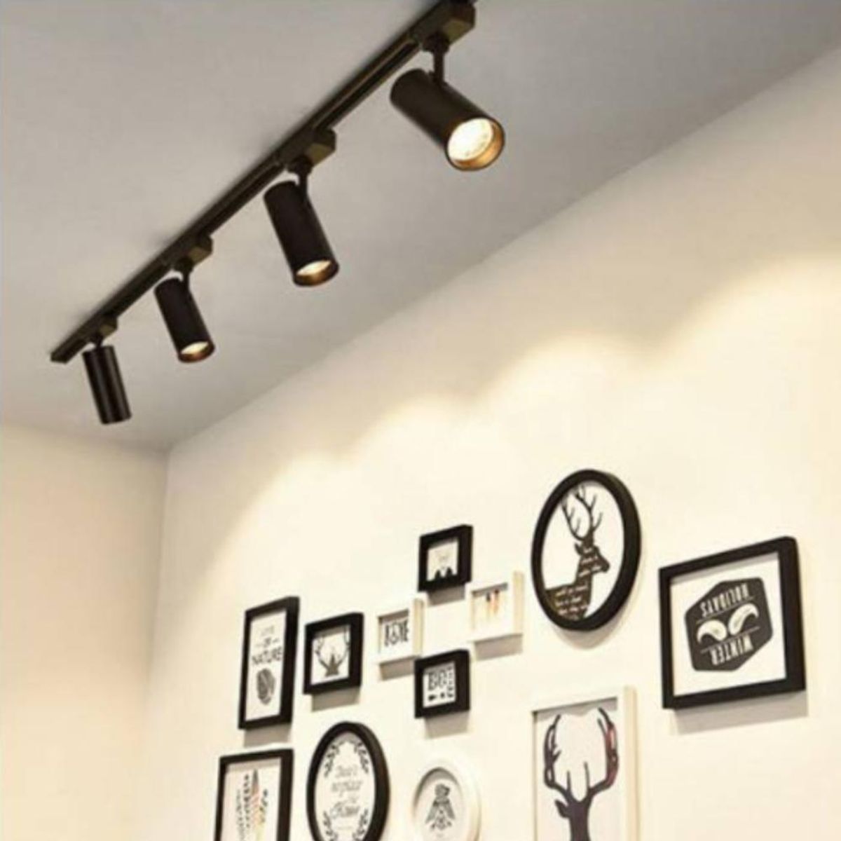 BOSCO - KIT DE RIEL ENERGIZADO NEGRO 2MT BOSCO