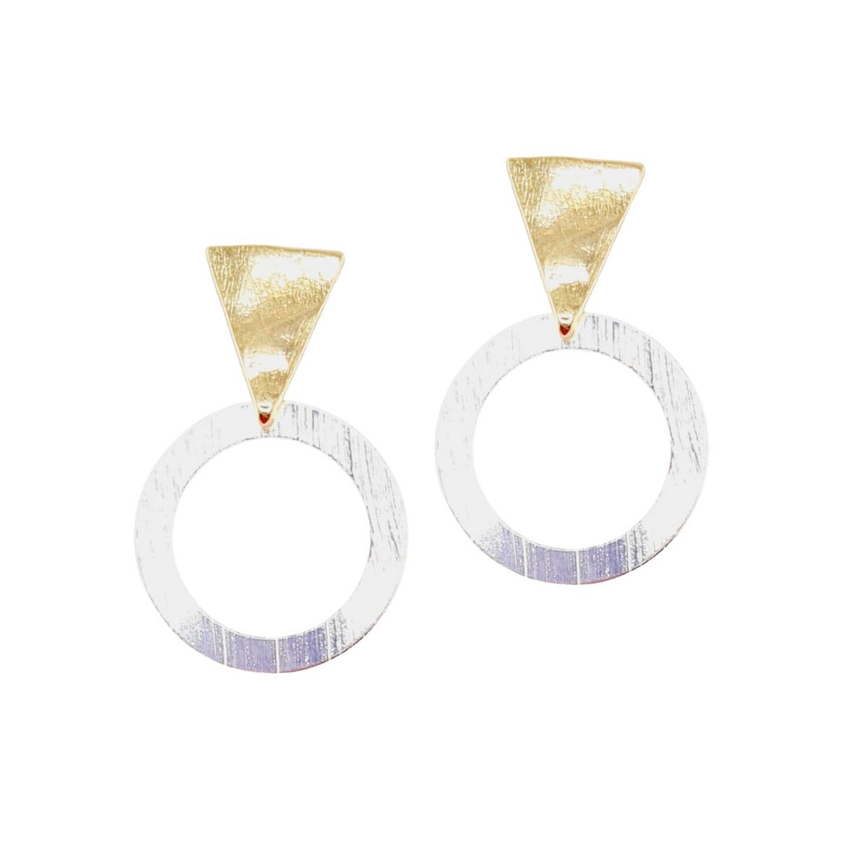 JOYAS MONTERO - Aros Rio Baño de Oro 24k