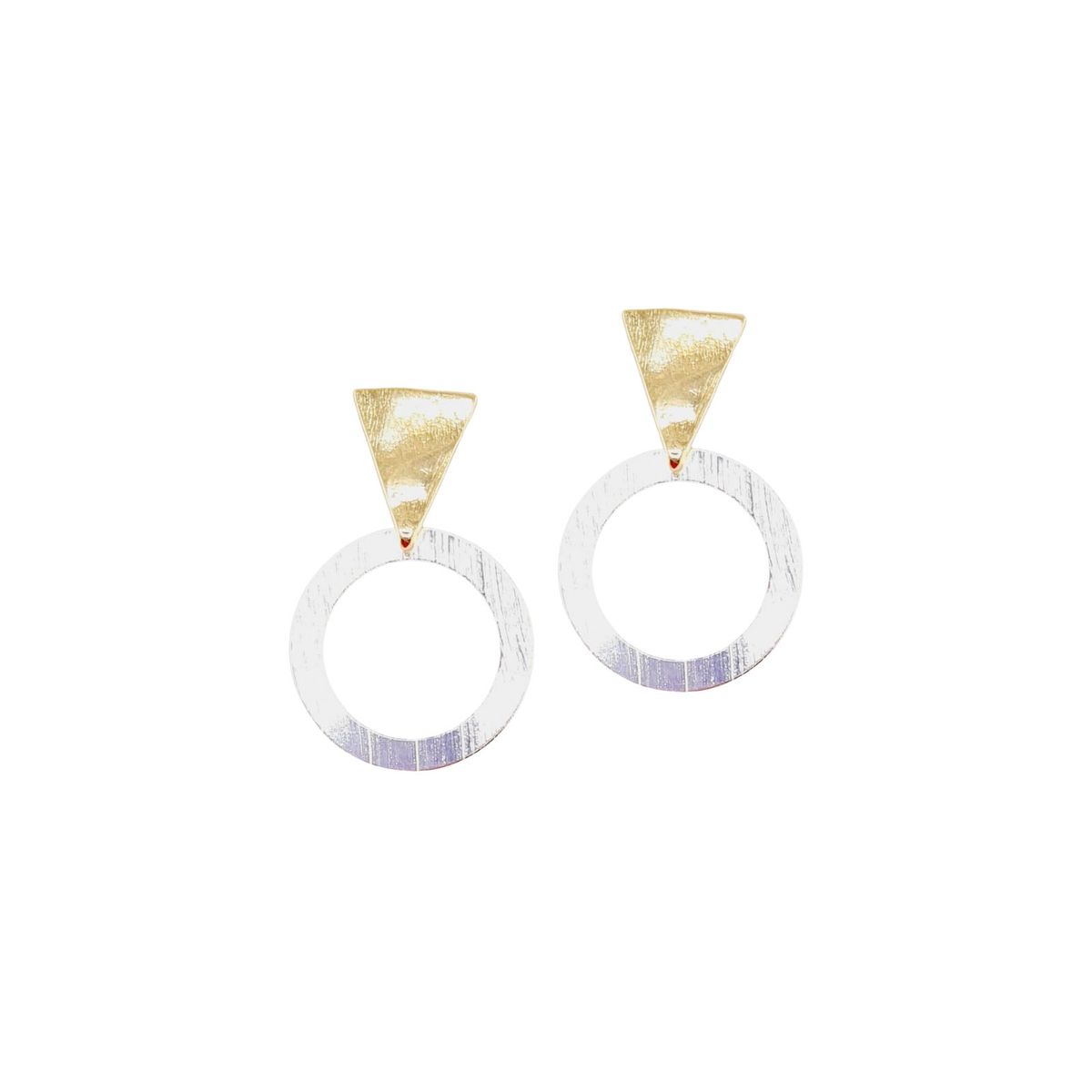JOYAS MONTERO - Aros Rio Baño de Oro 24k