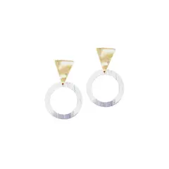 JOYAS MONTERO - Aros Rio Baño de Oro 24k
