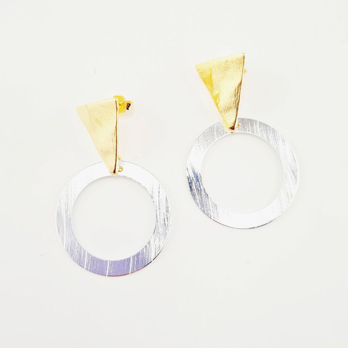 JOYAS MONTERO - Aros Rio Baño de Oro 24k