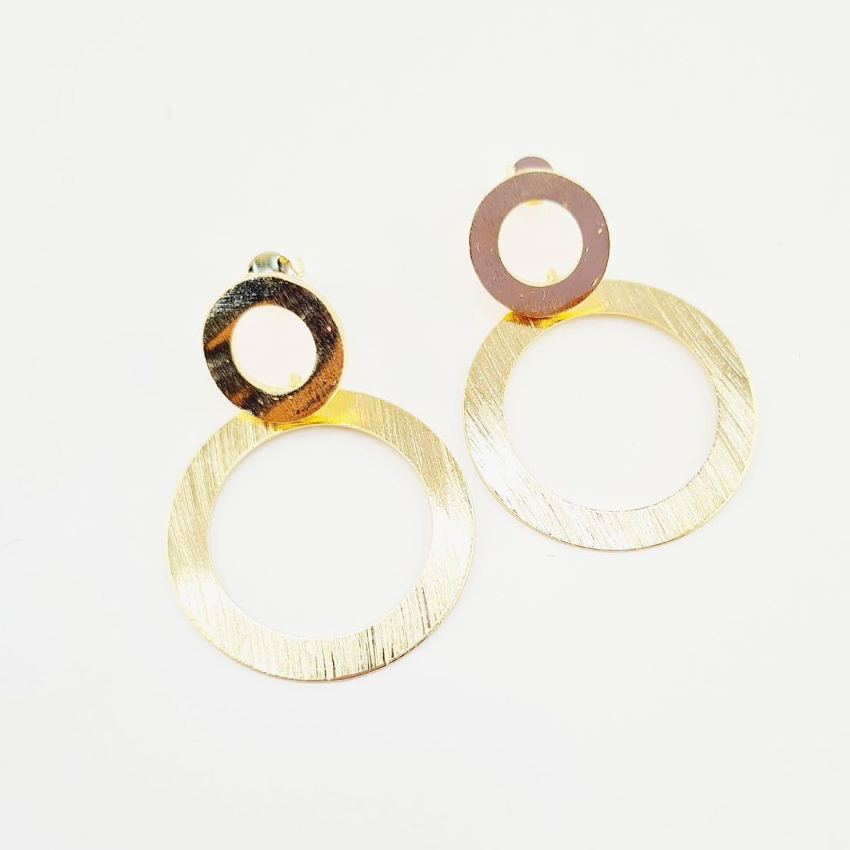 JOYAS MONTERO - Aros Lia Gold Baño de Oro 24k