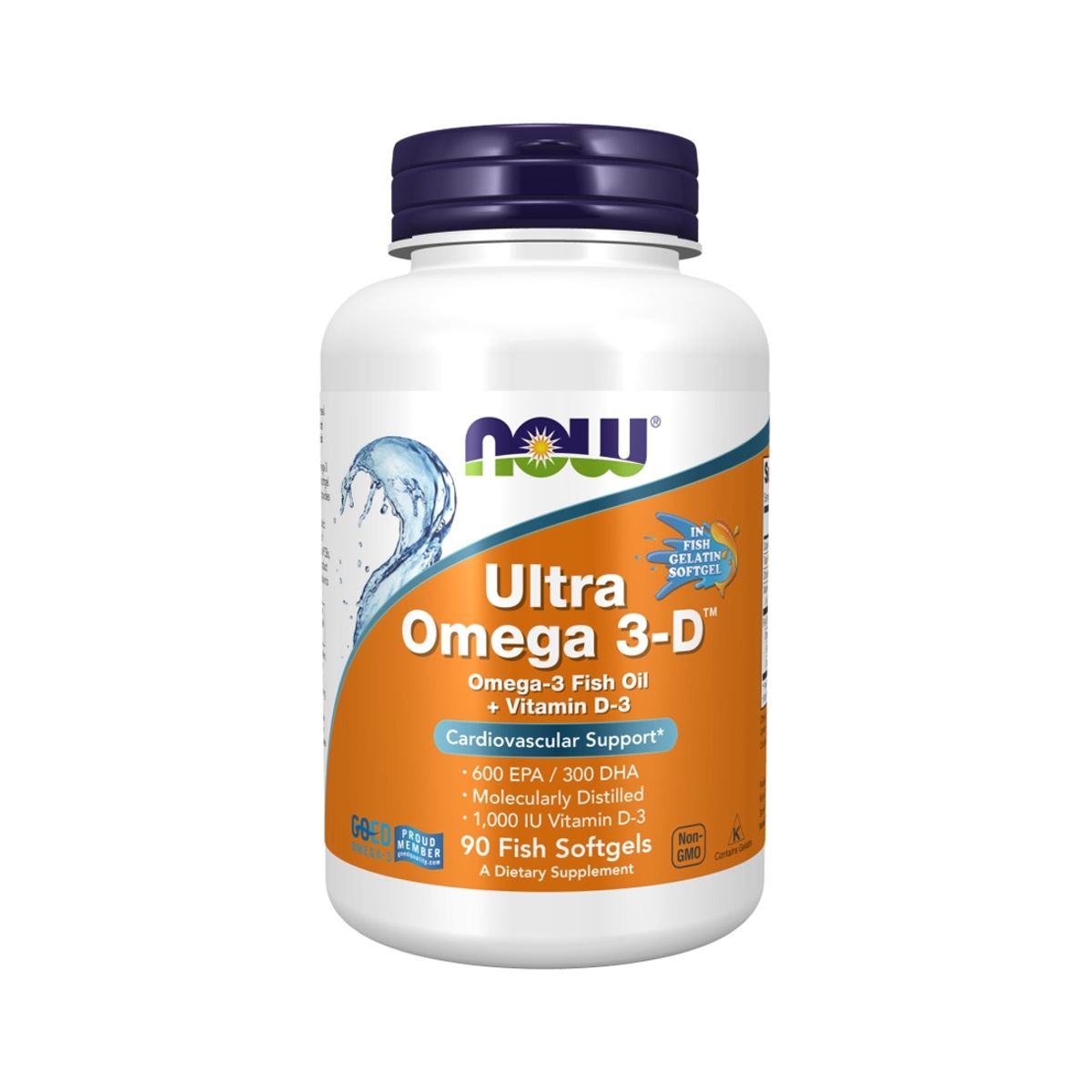 NOW - Ultra Omega 3-D 90 caps - Now Foods