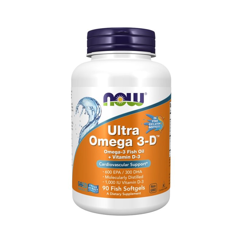 NOW - Ultra Omega 3-D 90 caps - Now Foods