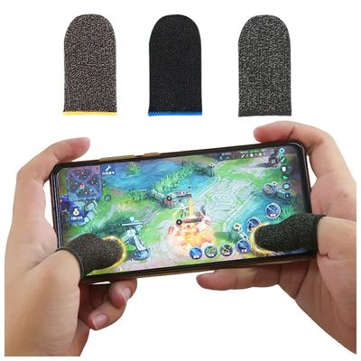 Imagen 2 del producto Set 2 Dedales Gamer Funda Dedo Transpirable Táctil Sin Sudor