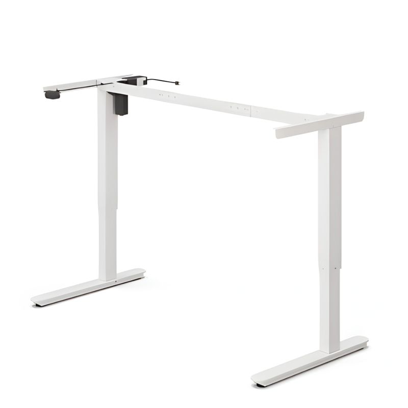 GENERICO - Base De Escritorio Standard Regulable En Altura Eléctrica Blanco.