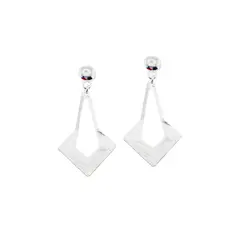 JOYAS MONTERO - Aros Romy Baño de Oro Blanco 24k