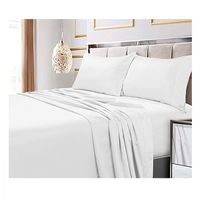 Juego De Sabana Blanca 2.0 Plazas 144 hilos (Queen) - Excelente Calidad