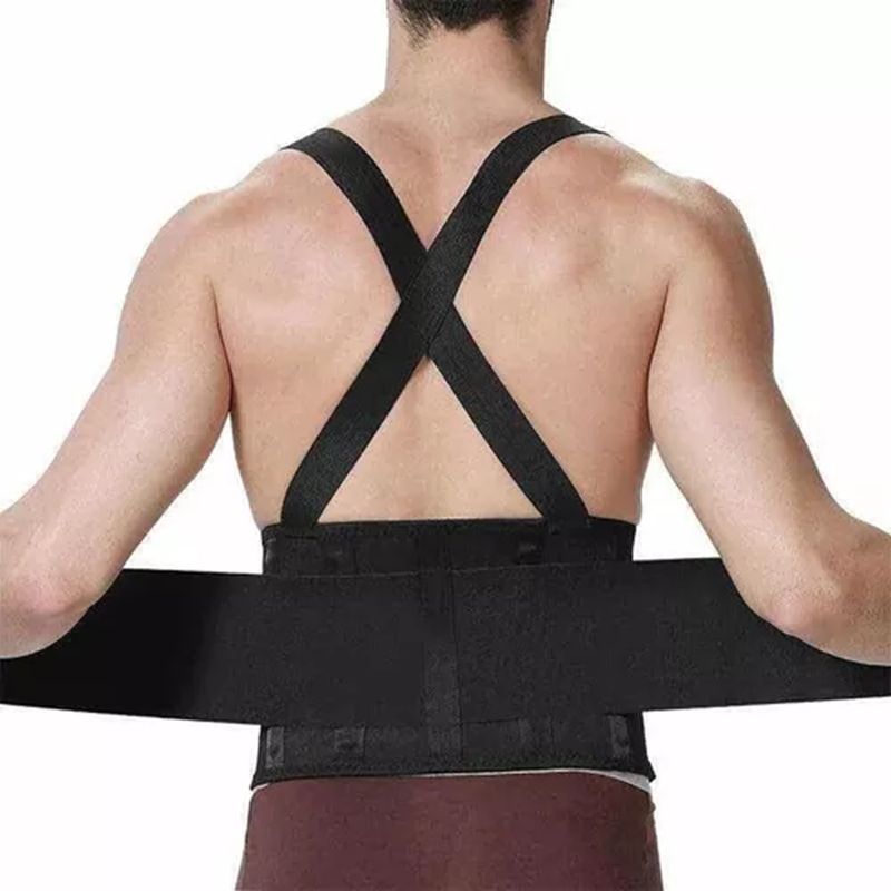 GENERICO - Faja Lumbar Alivia Dolor De Espalda Protección De Carga Peso Talla XL