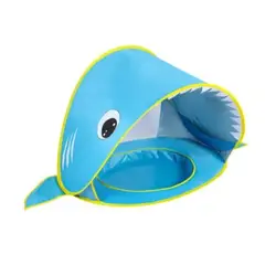 OEM - Piscina Para Niños Tipo Carpa para Bebes Portatil Celeste