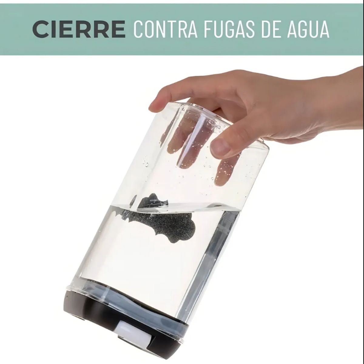 GENERICO - Set 7 Contenedores Hermeticos Cocina Plástico Transparente Alimentos Despensa