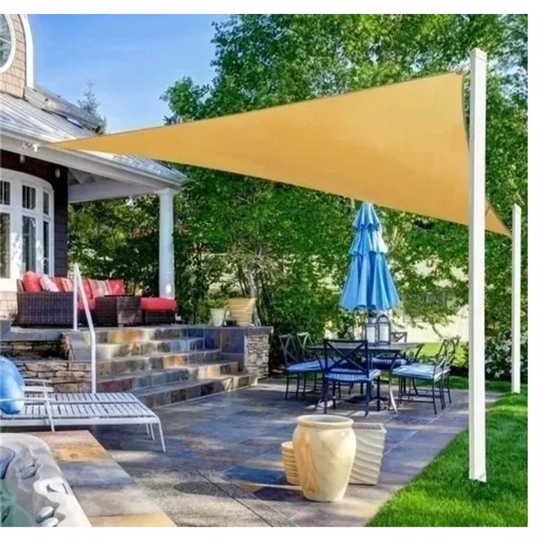 GENERICO - Carpa Toldo Vela Triangular Impermeable Sombreador 5x5x5