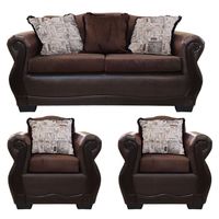 Living Con Resorte Estructural 5 Cuerpos 3+1+1 Gran Santi Class