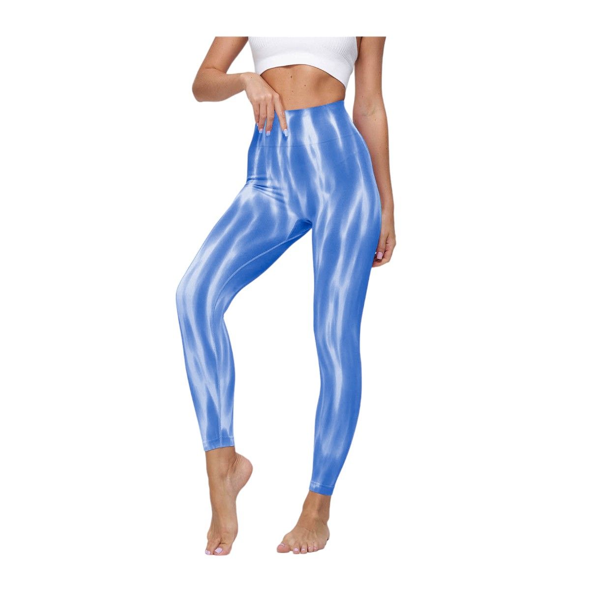 GENERICO - Leggins De Moda Push Up Diseño Rayitos - Alta Calidad