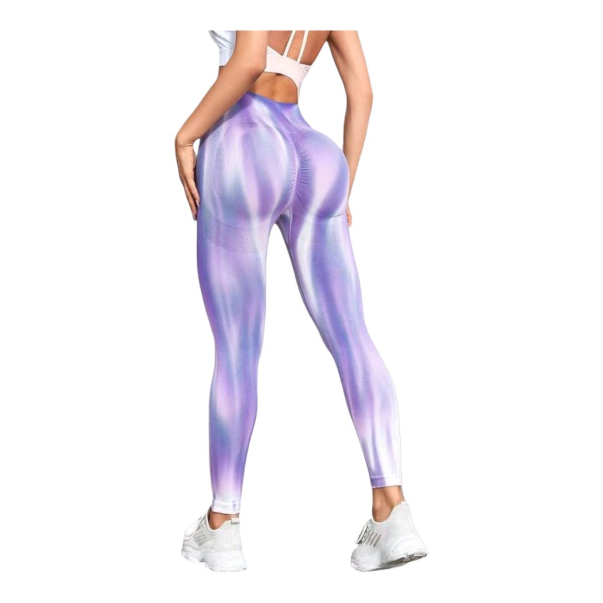 GENERICO - Leggins De Moda Push Up Diseño Rayitos - Alta Calidad
