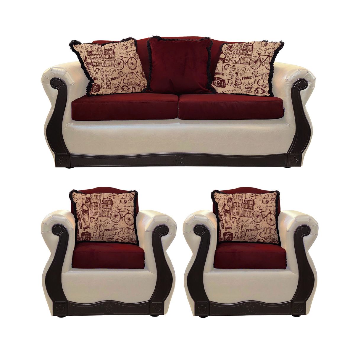 AMERICA DECORA - Living 3-1-1 Gran Santi Class