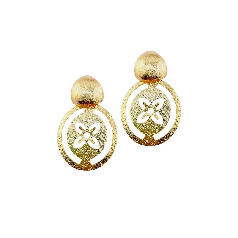 JOYAS MONTERO - Aros Fer Gold Baño de Oro 24k