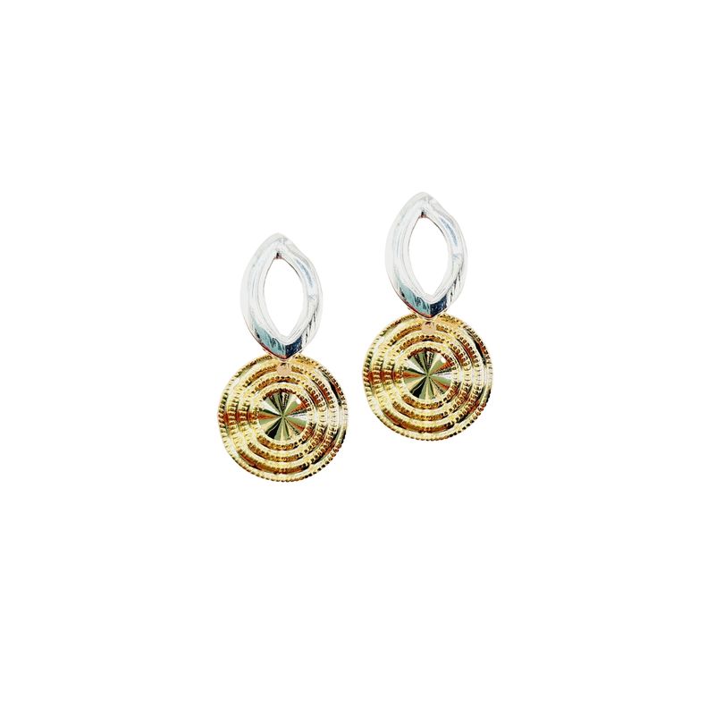 JOYAS MONTERO - Aros Mila  Baño de Oro 24k
