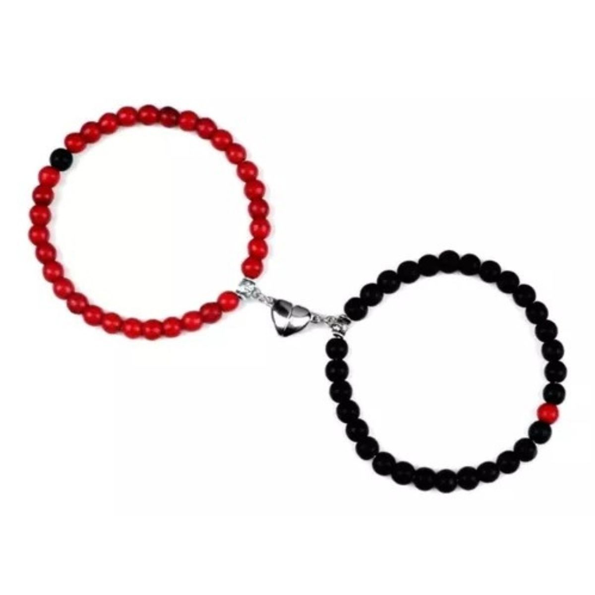 GENERICO - Pulsera Corazón Magnético Pareja Regalo San Valentín