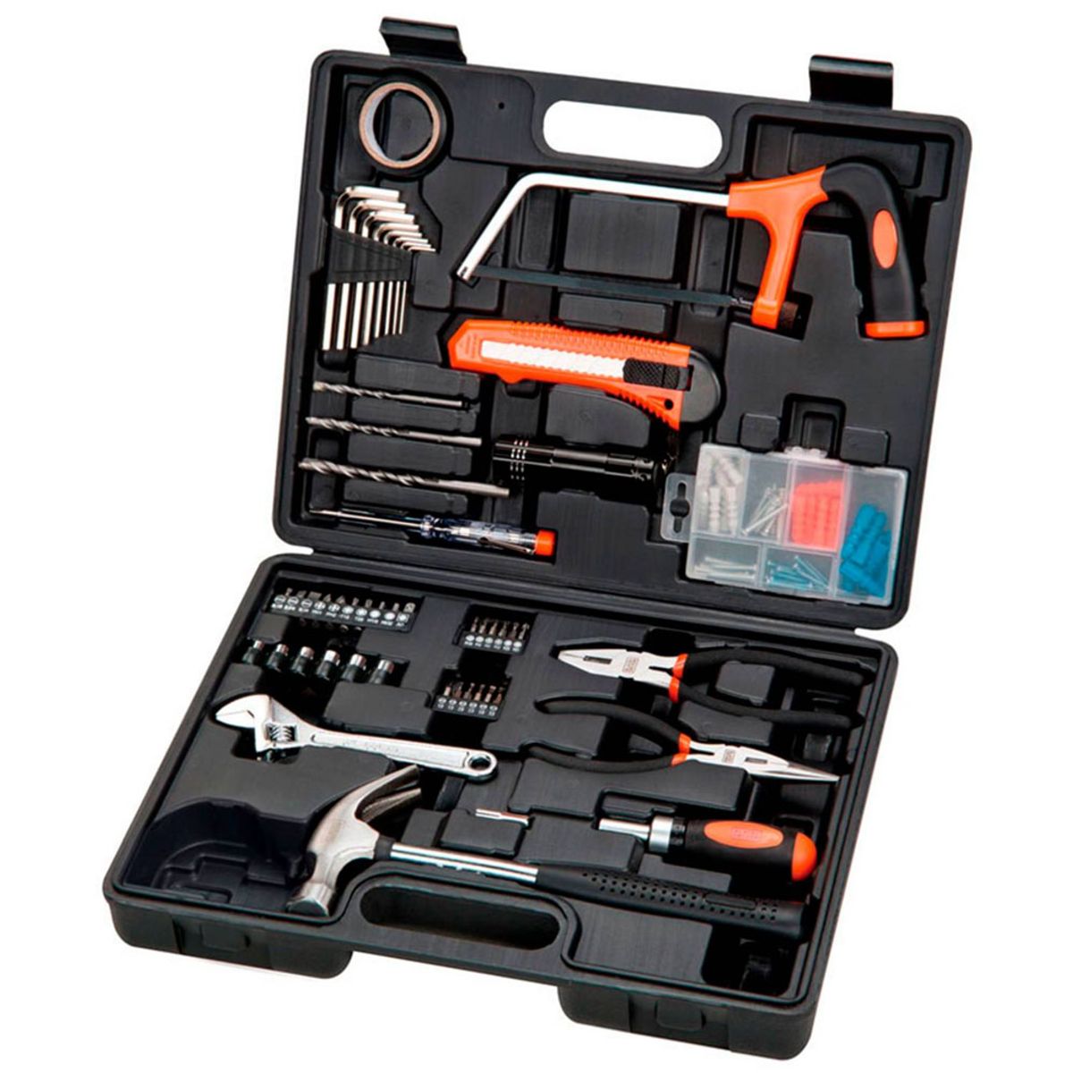 BLACK+DECKER - Set 107 Piezas Herramientas Manuales B&D Mod: Bmt107c-la