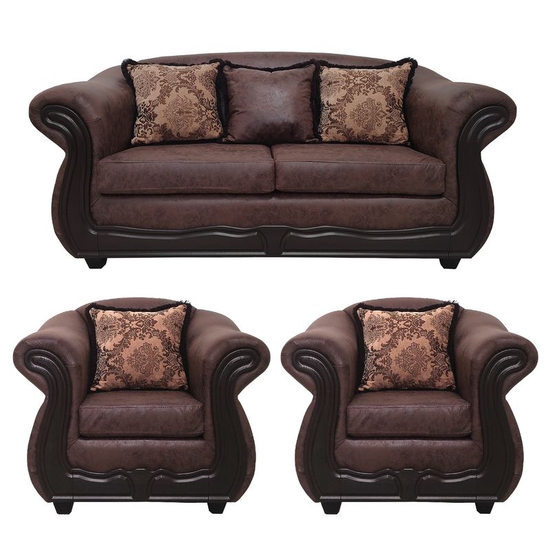 AMERICA DECORA - Living 3-1-1 Grand Búfalo Envejecido
