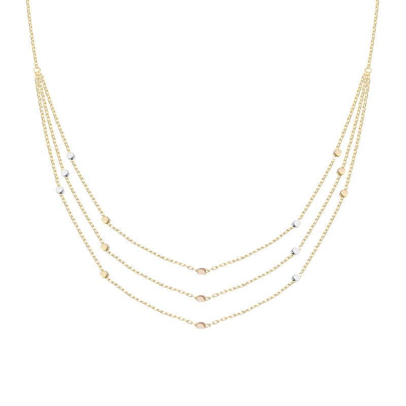 JB JOYAS BARON - Collar de Oro 18kt Triple Cadena