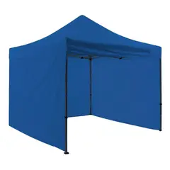 JARDIMEX - Toldo Plegable 3x3 Paredes Antilluvia Proteccion UV Azul