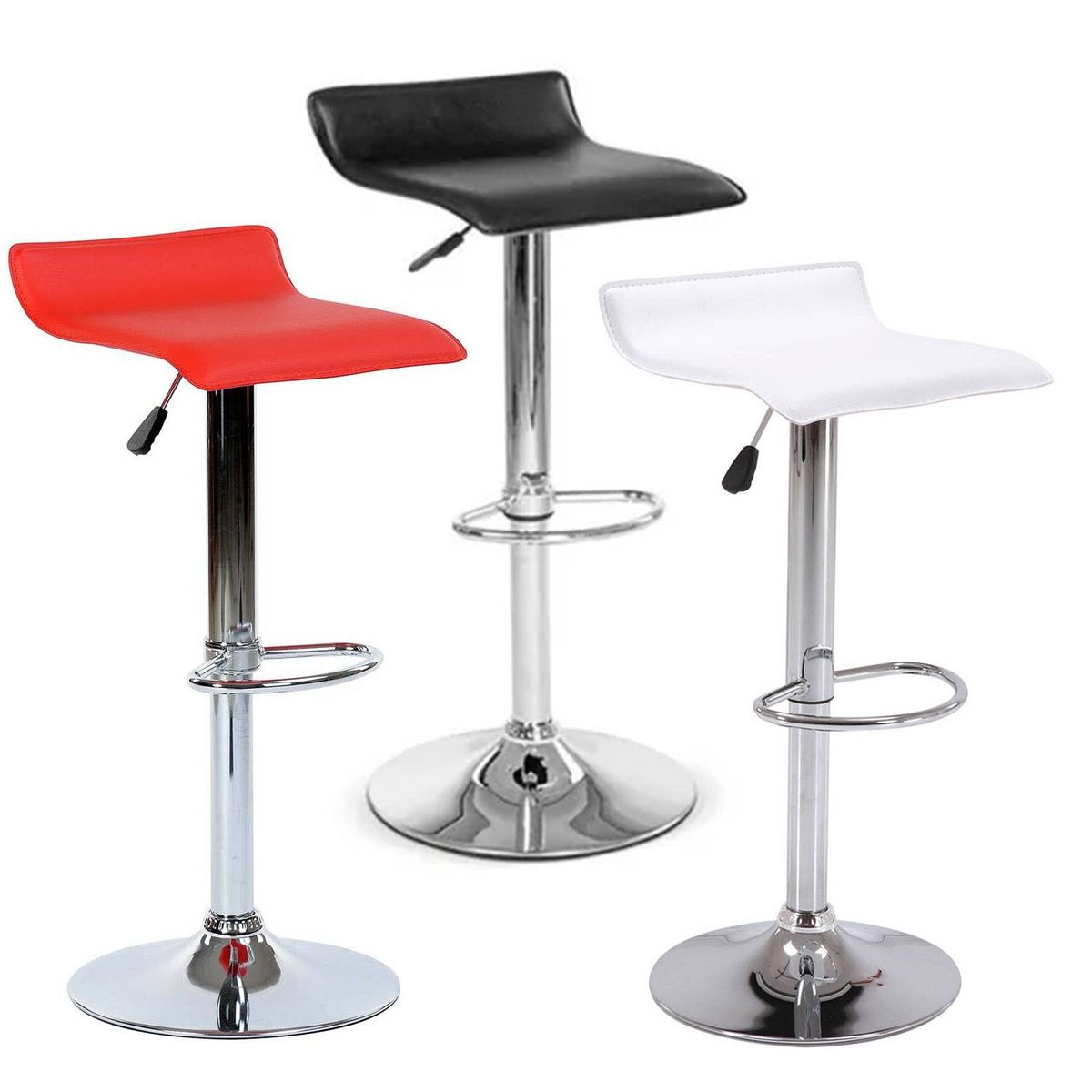 GENERICO - Pack 2 Piso Bar Taburete Colores 2 Unid