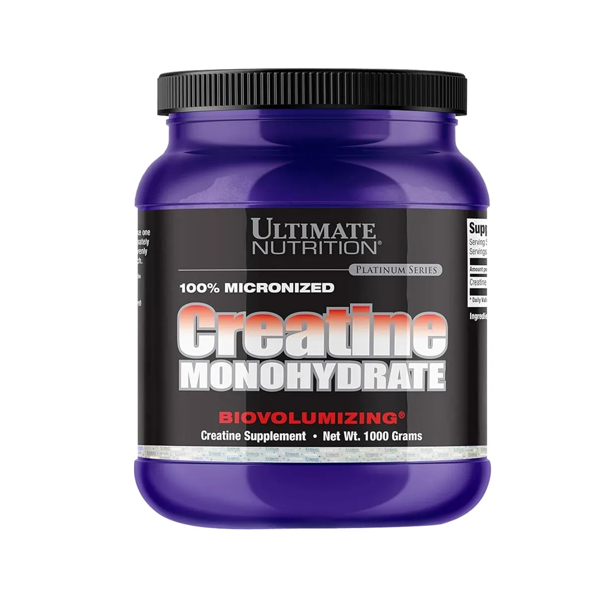 ULTIMATE NUTRITION - Creatine Monohydrate 1kg - Ultimate Nutrition