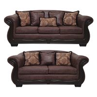 Living Con Resorte Estructural Búfalo 7 Cuerpos 4+3 Envejecido