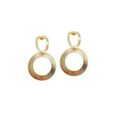 JOYAS MONTERO - Aros Antonella Gold Baño de Oro 24k