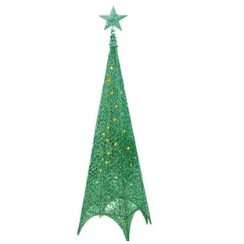 UNIVERSAL - ARBOL PIRAMIDE 3 LADOS 1,80 MTS VERDE