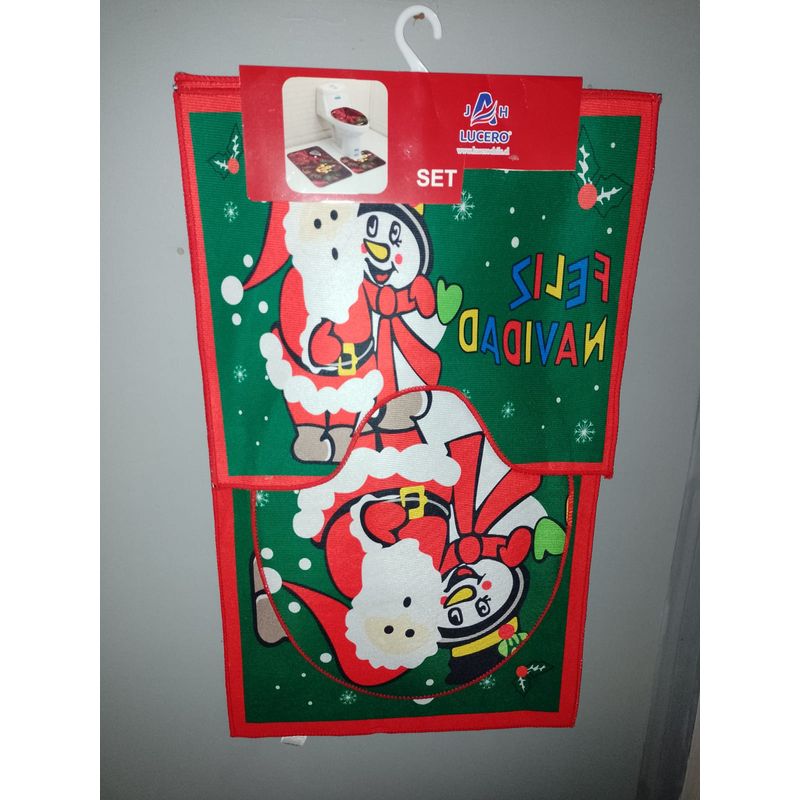 GENERICO - set de Fundas Navideñas Para Baño