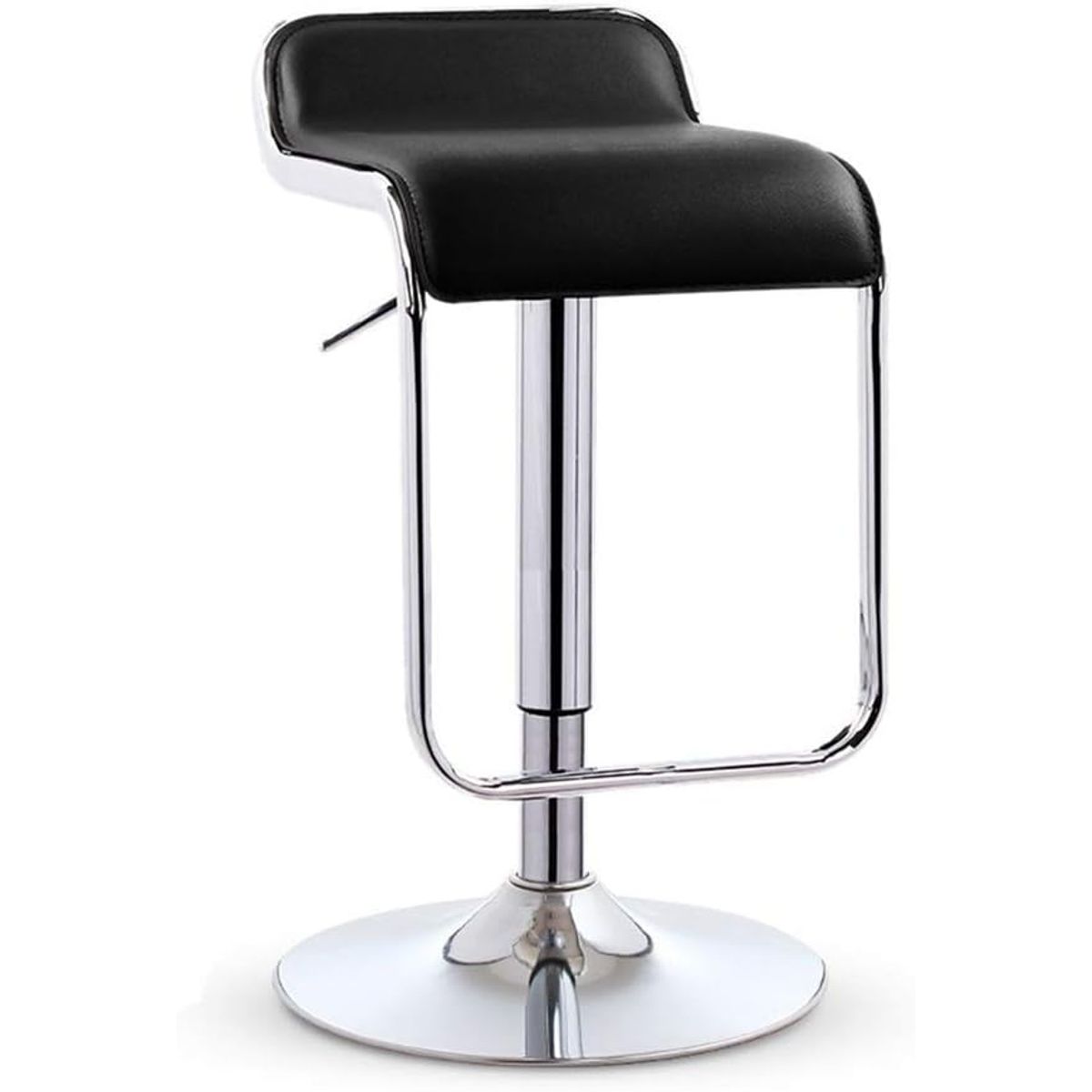 GENERICO - Piso Bar Taburete Elegante Metálico Moderno Negro sw011