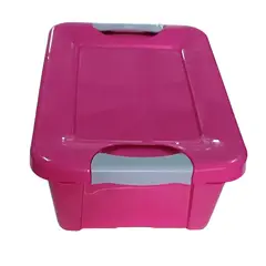 GENERICO - Set 3 cajas almacenamiento 14 litros color