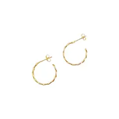 JOYAS MONTERO - Aros Veronica Gold Baño de Oro 24k