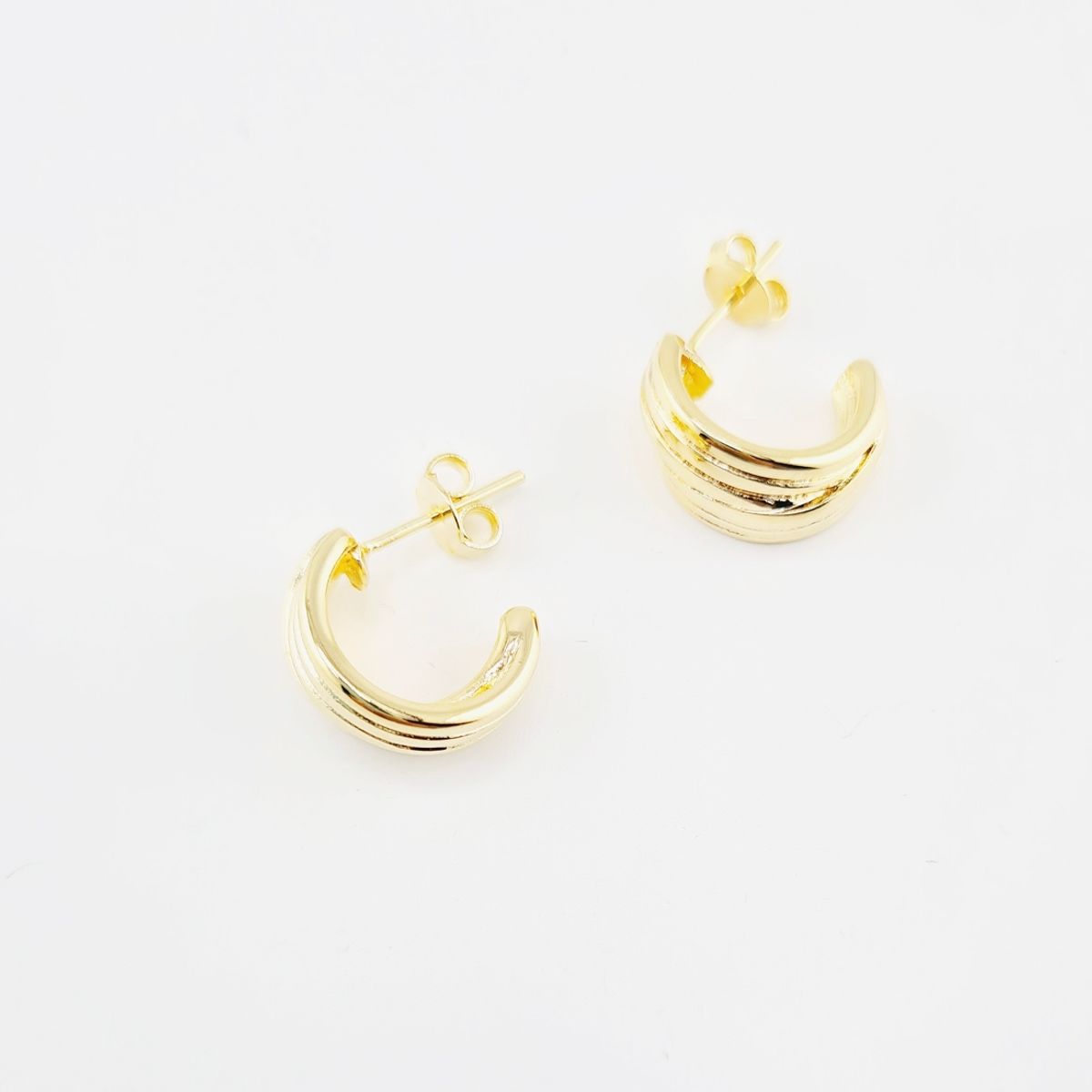 JOYAS MONTERO - Aros Mariane Gold Baño de Oro 24k