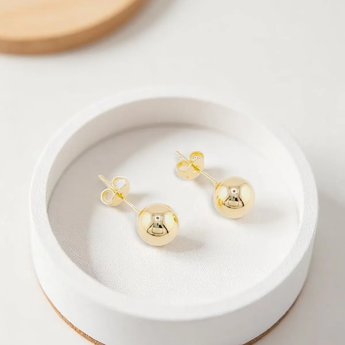JOYAS MONTERO - Aros Eli Gold Baño de Oro 24k