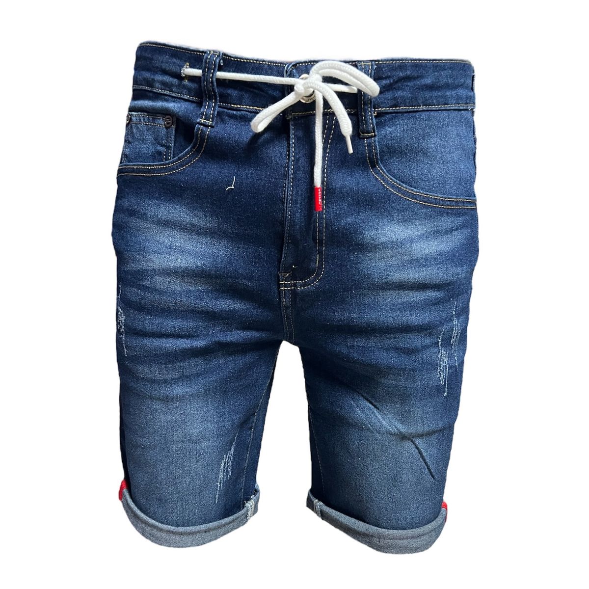 GENERICO - Short Jeans Elasticado Hombre