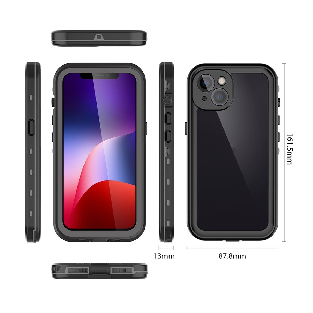 XUNDD - Carcasa para iPhone 13 Sumergible Antigolpes Outdoor