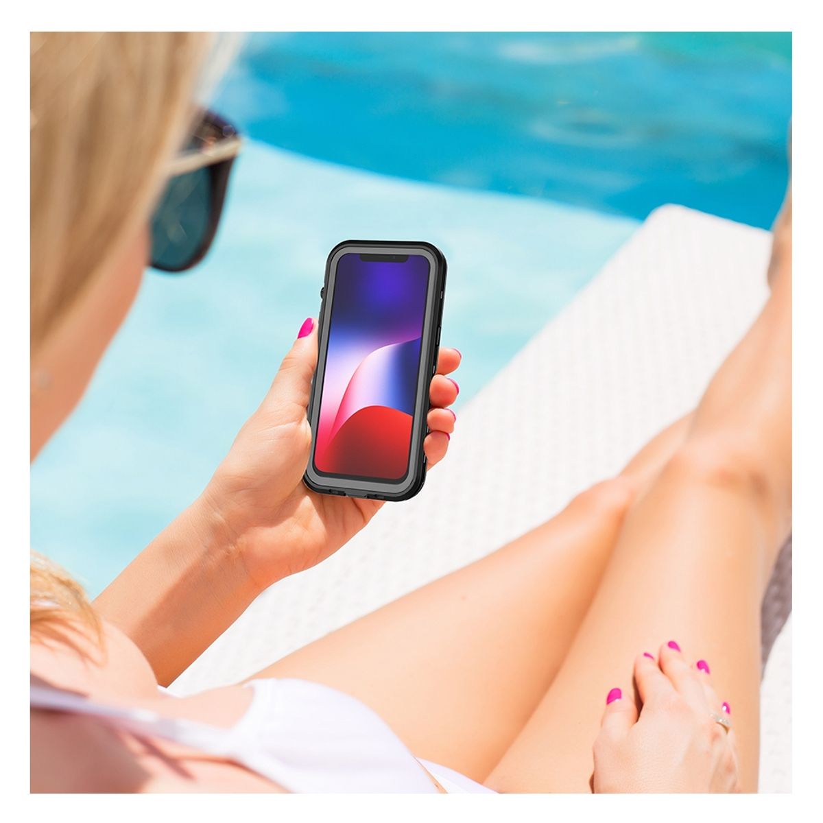 XUNDD - Carcasa para iPhone 13 Sumergible Antigolpes Outdoor