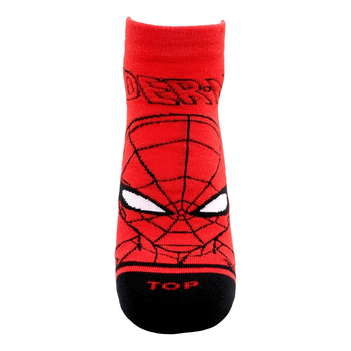TOP - Calcetines Cortos Algodón Niños Pack 3 Spider-Man C4